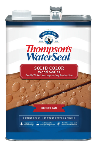 Thompson’s® WaterSeal® Solid Color Wood Sealer 1 Gallon Desert Tan