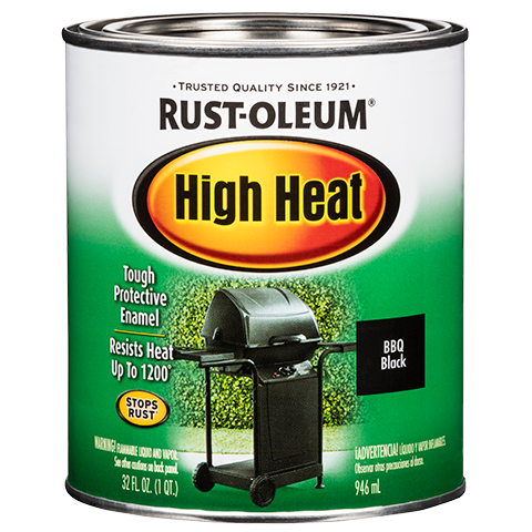 Rust-Oleum® Specialty High Heat Bar-B-Que Black (Quart, Bar-B-Que Black)