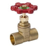 Gate Valve, Brass, 0.75-In.