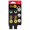 Heavy Duty Storage Straps, 7-In., 4-Pk.