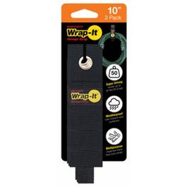 Heavy-Duty Storage Straps, 10-In., 3-Pk.