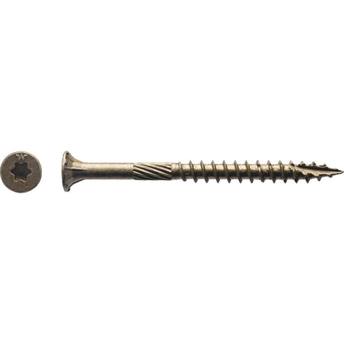 Big Timber #10 x 3 In. Bronze Flat Head Wood Screw (64 Ct., 1 Lb.)