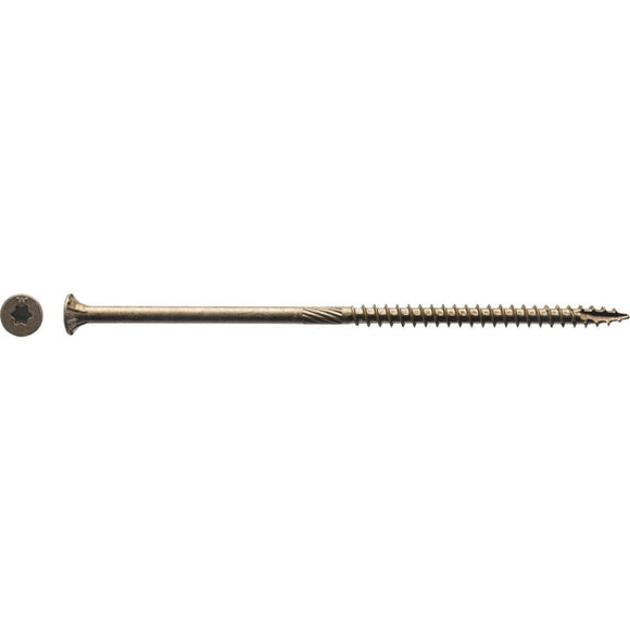 Big Timber #10 x 5 In. Bronze Flat Head Wood Screw (37 Ct., 1 Lb.)