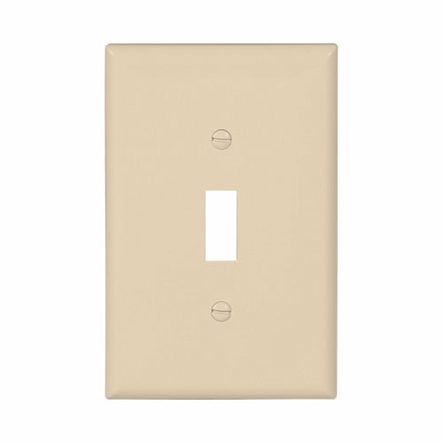 Eaton Cooper Wiring Toggle Wallplate, Ivory (Ivory)