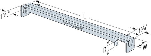 Simpson Strong-Tie® TSBR Truss Spacer-Restraint (24)