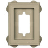 Builders Edge FMM3016 Recessed Mini Mounting Block IVORY (75, 1.00, 1.25)