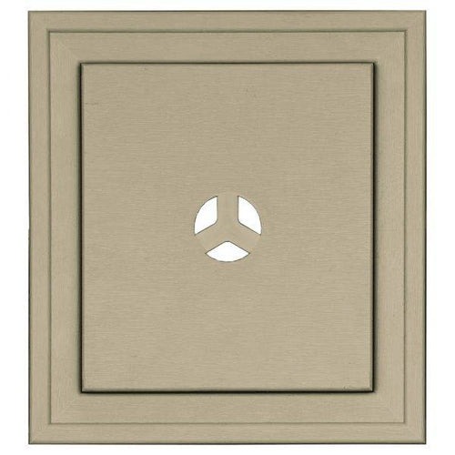 Builders Edge Scallop Mounting Block, 7 x 8, White (7 x 8)