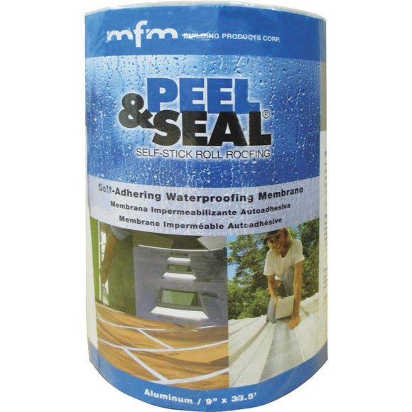 MFM Peel & Seal 9 In. X 33.5 Ft. Aluminum Roofing Membrane